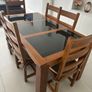 Dining Table and 6 matching chairs for sale Image 3