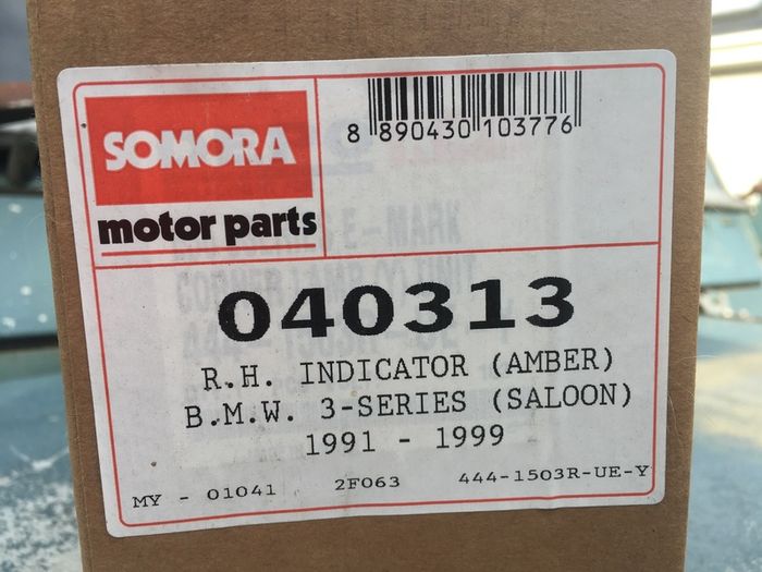 BMW 3 series Indicator