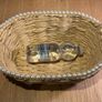 Faux Pearl Beaded Basket Image 7