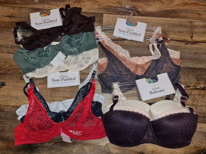 womens bras 3 pack multiple sizes