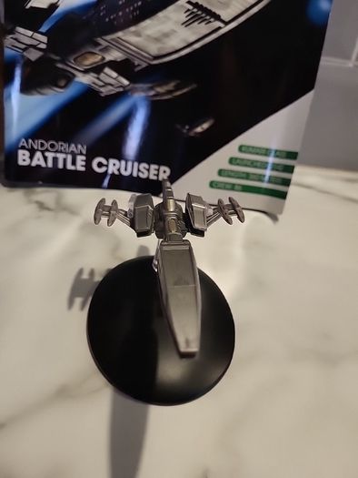 star trek eaglemoss andorian battle cruiser