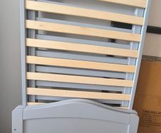 Nested Sorrento Cot Bed in Grey