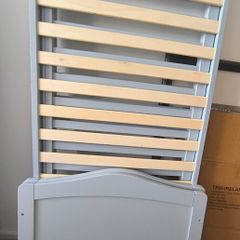 Nested Sorrento Cot Bed in Grey