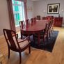 Asian Hard Wood (teak) Hand Made Dining table & 10 Chairs Image 6