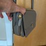 Paul Costello  camera taupe bag . New Image 6