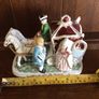Vintage horses and carriage with figurines cinderella style ornament Image 3