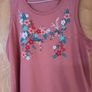 Dunnes Stores  Embellished  Vest Top.   S.18.  B.N.W.T. Image 2