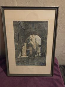 "Immagini di Roma sparita" Framed print