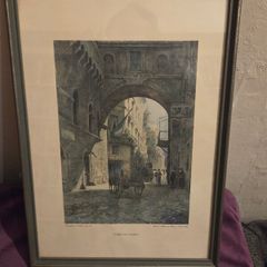 "Immagini di Roma sparita" Framed print