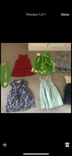 Age 2-3 year bundle of 5 dresses  - all either new or like new
