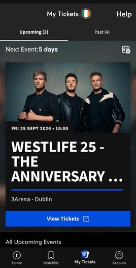 Westlife Tickets