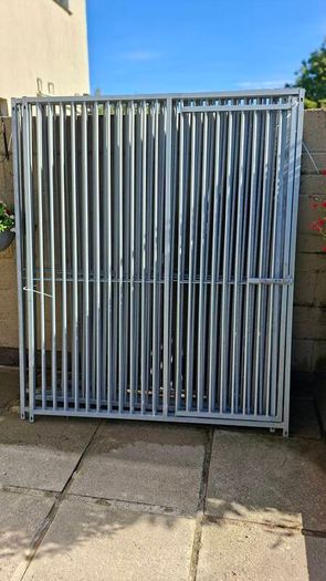 Galvanised Dog Run