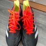 Adidas Predator Black/White / Orange Football Boots Image 3