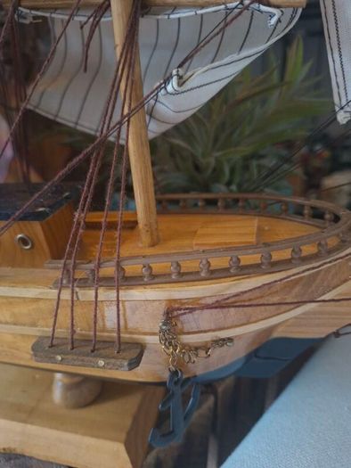 Vintage wooden ship