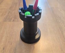 Rook Chess Pen Holder.