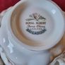 21 Piece Royal Albert Brigadoon Pattern Bone China Gold Gilt Tea Set For 6 Person Setting Made In England Image 10