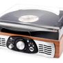 Belt-Drive 3-Speed Stereo Turntable with Built in Speakers, Supports Vinyl to MP3 Recording, USB MP3 Playback, and RCA Output, Natural Wood (FREE POSTAGE) Image 2