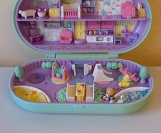 Polly Pocket Vintage Babysitters Stamper Set