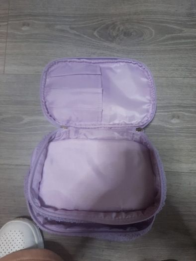 purple borg make up case