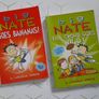 Big Nate goes bananas. Big Nate the crowdgoes wild. Big Nate here goes nothing. Big Nate the boy with the biggest head. Image 3