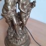 Vintage French Baroque Style Table Lamp Needs Repair Image 4