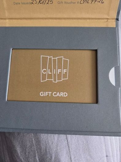Cliff at Lyons Gift Voucher