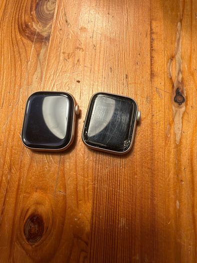 apple watch se and series 10 glass broken but working.