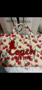 COACH Cargo Cherry Print Tote Bag