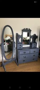Dressing table & full length mirror