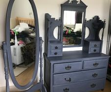Dressing table & full length mirror
