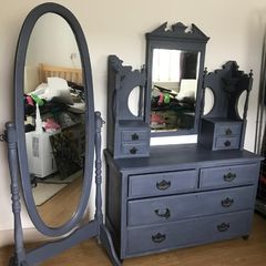 Dressing table & full length mirror