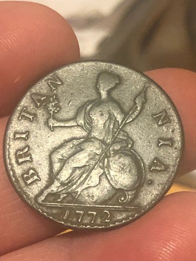 1772 Halfpenny George III