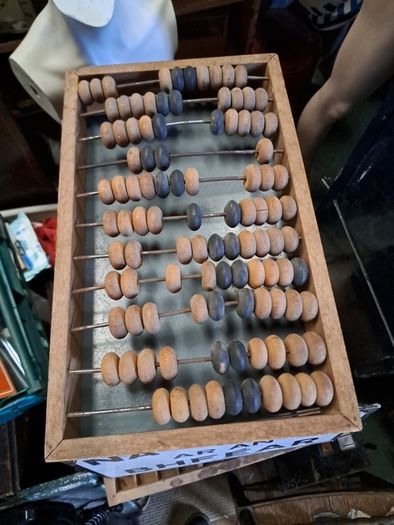 Vintage Large Wooden Abacus