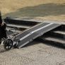 Portable Wheelchair Ramp, 7 ft 800 lbs Capacity, Non-Slip Aluminum Folding Threshold Ramp Image 2