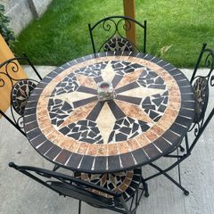 Cast Iron Garden Table & Chairs