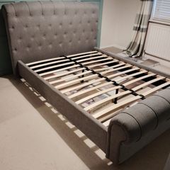 King Size Sleigh Bed Frame
