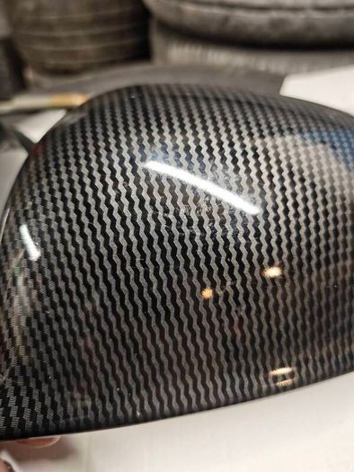 Vw Golf mk5 black carbon fiber mirror covers