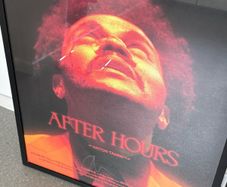 The Weeknd - After Hours Poster - Hand signed and Framed