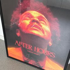 The Weeknd - After Hours Poster - Hand signed and Framed