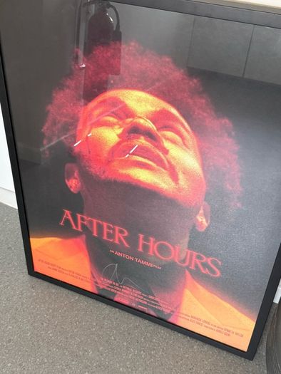The Weeknd - After Hours Poster - Hand signed and Framed