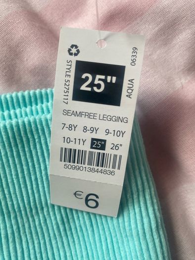 Brand New with Tags, girls 25inch waist leggings, shorts & jogger bundle.