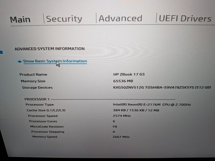 HP Zbook 17 G5