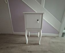 White IKEA HEMNES Bedside Table / Nightstand