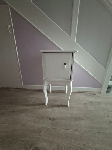 White IKEA HEMNES Bedside Table / Nightstand