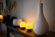 Modern 3D Printed Home Decor Set