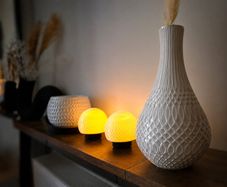 Modern 3D Printed Home Decor Set