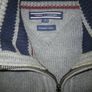 Tommy Hilfiger grey knit zip-up cardigan Image 3