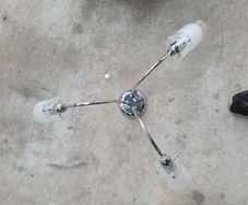 3 bulb Ceiling Light