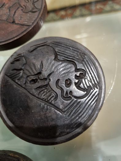 Hand  Carved Coasters