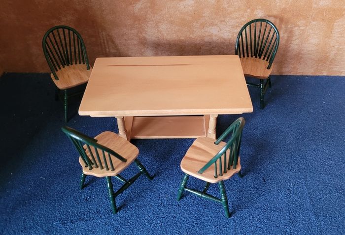 Dolls house kitchen pine